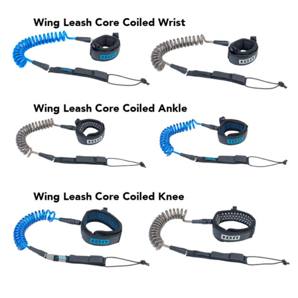 ION Wing Leash Core Coiled