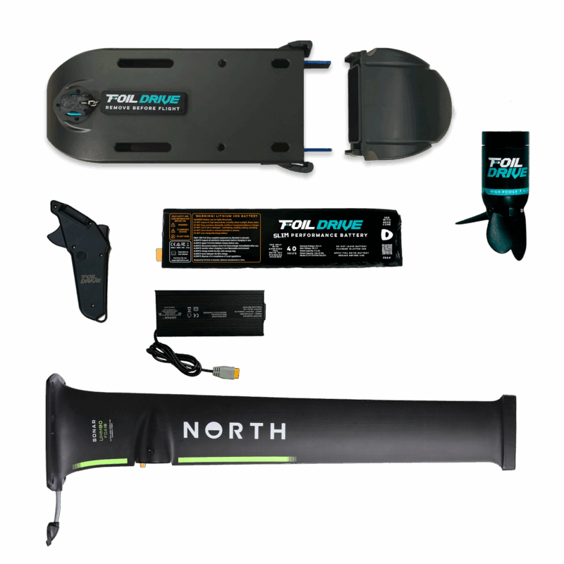 Foil Drive Assist Slim x North UHM80 Integrated Mast