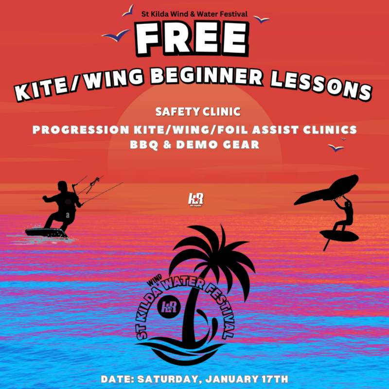 Free Kite & Wing Lessons – St Kilda Wind & Wave Festival