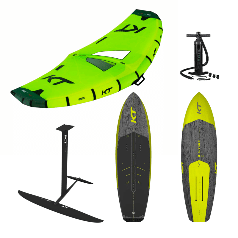 KT Foiling Wing Foil Package — complete foil setup
