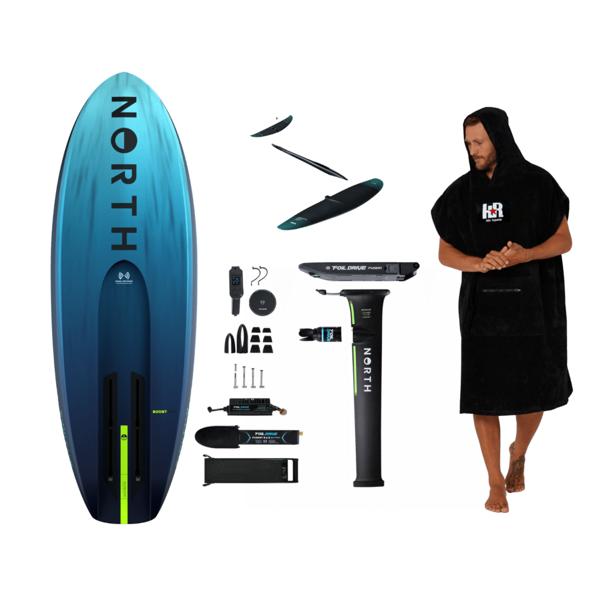 North x Foil Drive Package — electric foil assist setup