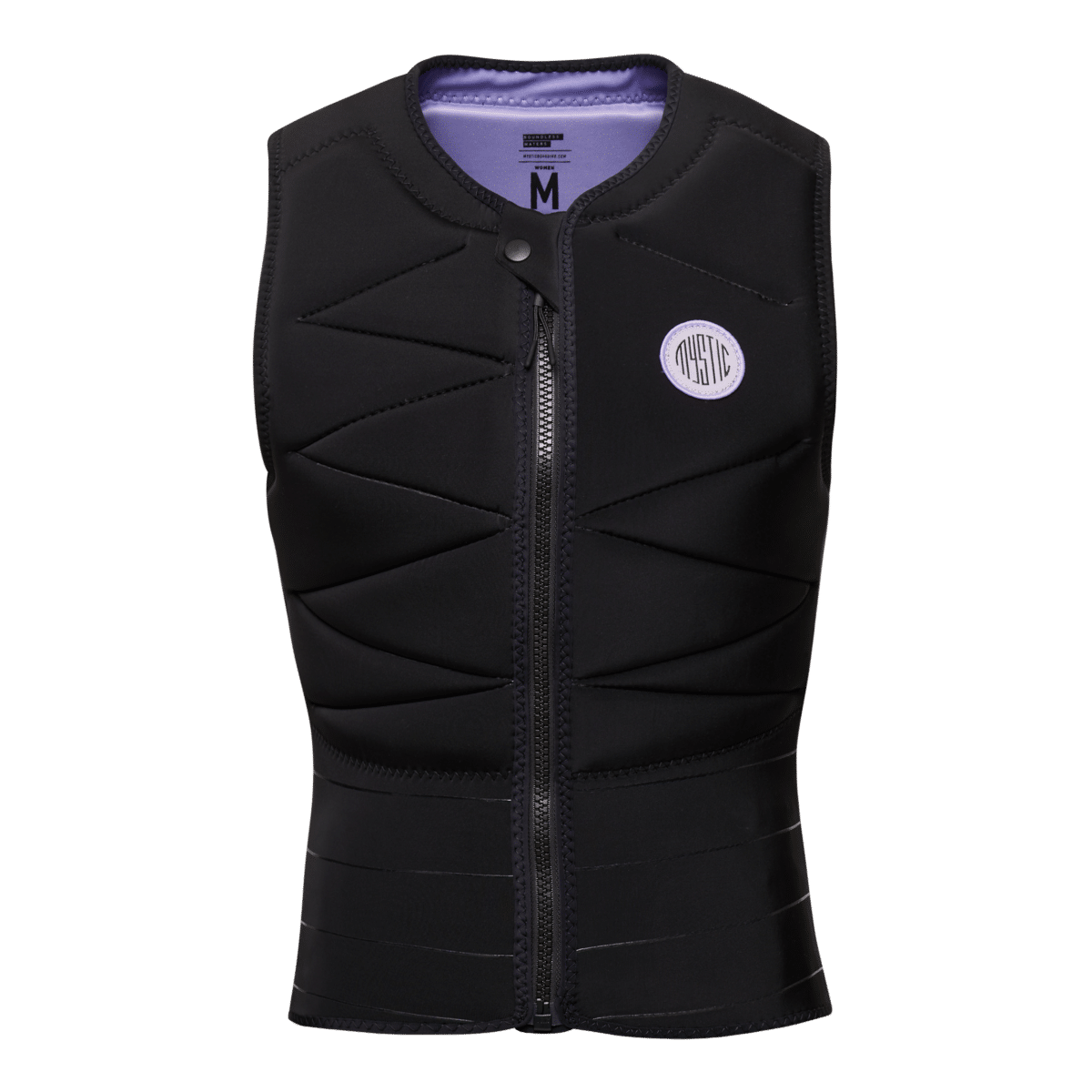 Mystic Ruby Impact Vest Fzip Women – Black