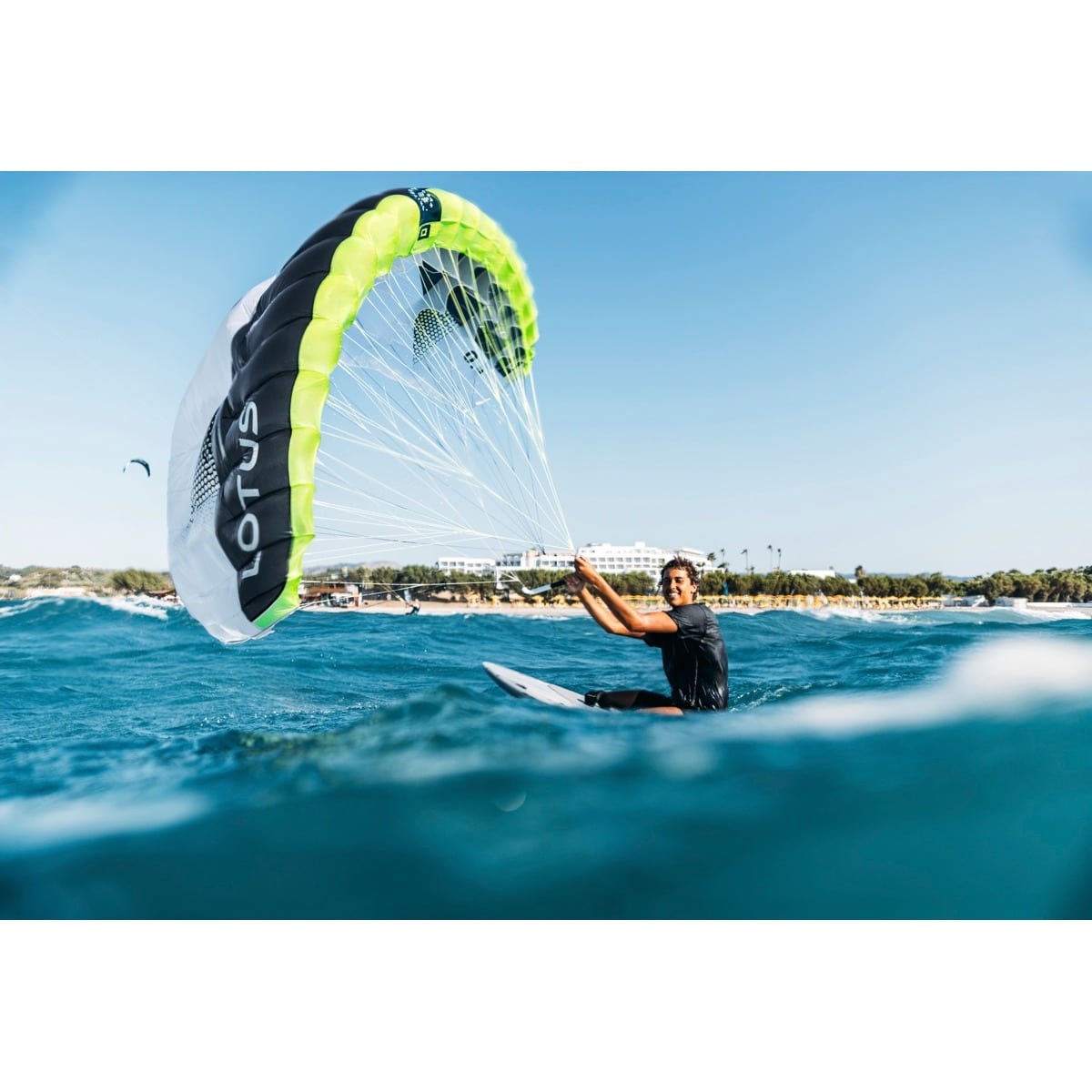 CORE Lotus parawing wave foiling action